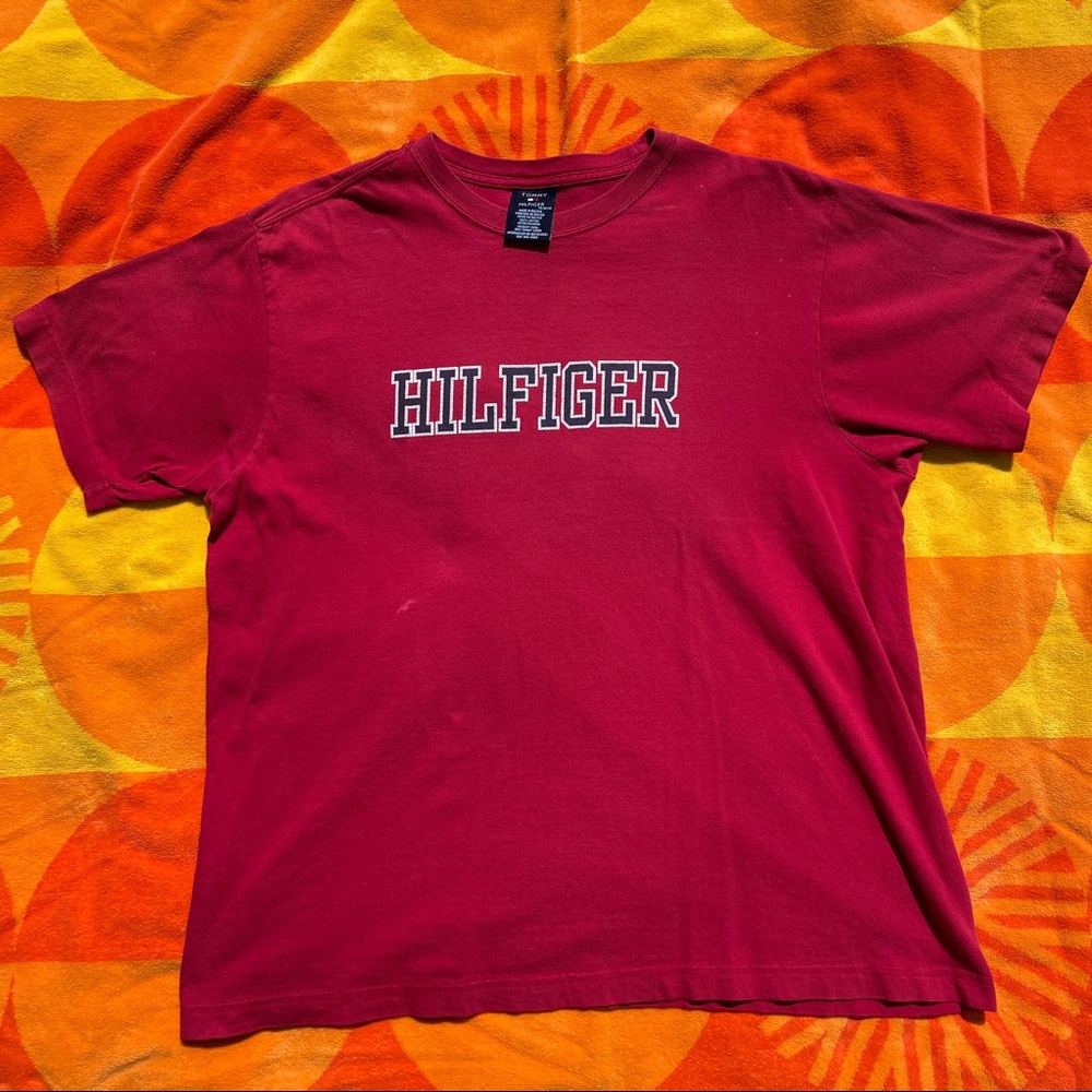 Red Vintage Tommy Hilfiger T-Shirt